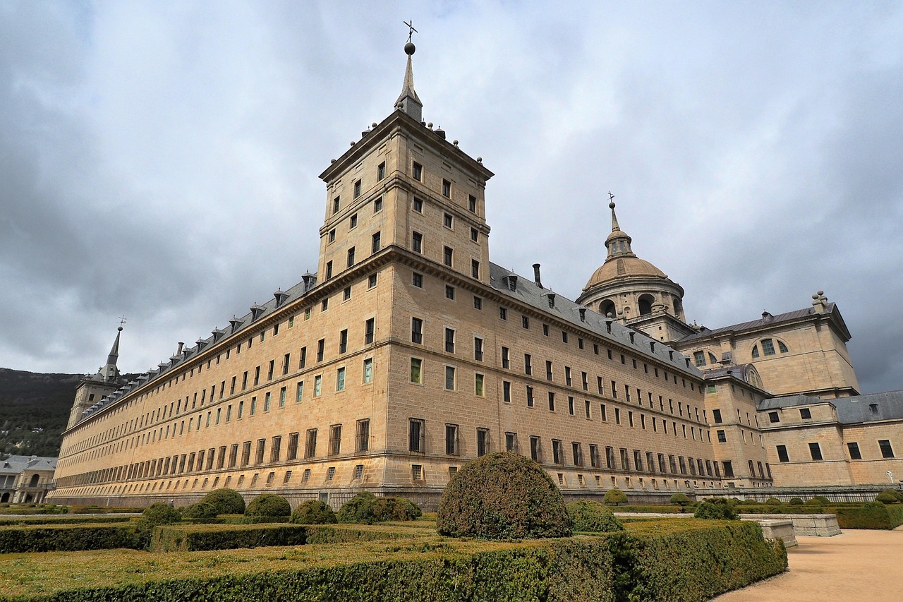 historie, památka, architektura, památky, klášter, historické, španělsko, sídlo, palác, escorial, el escorial, zámek, hrad