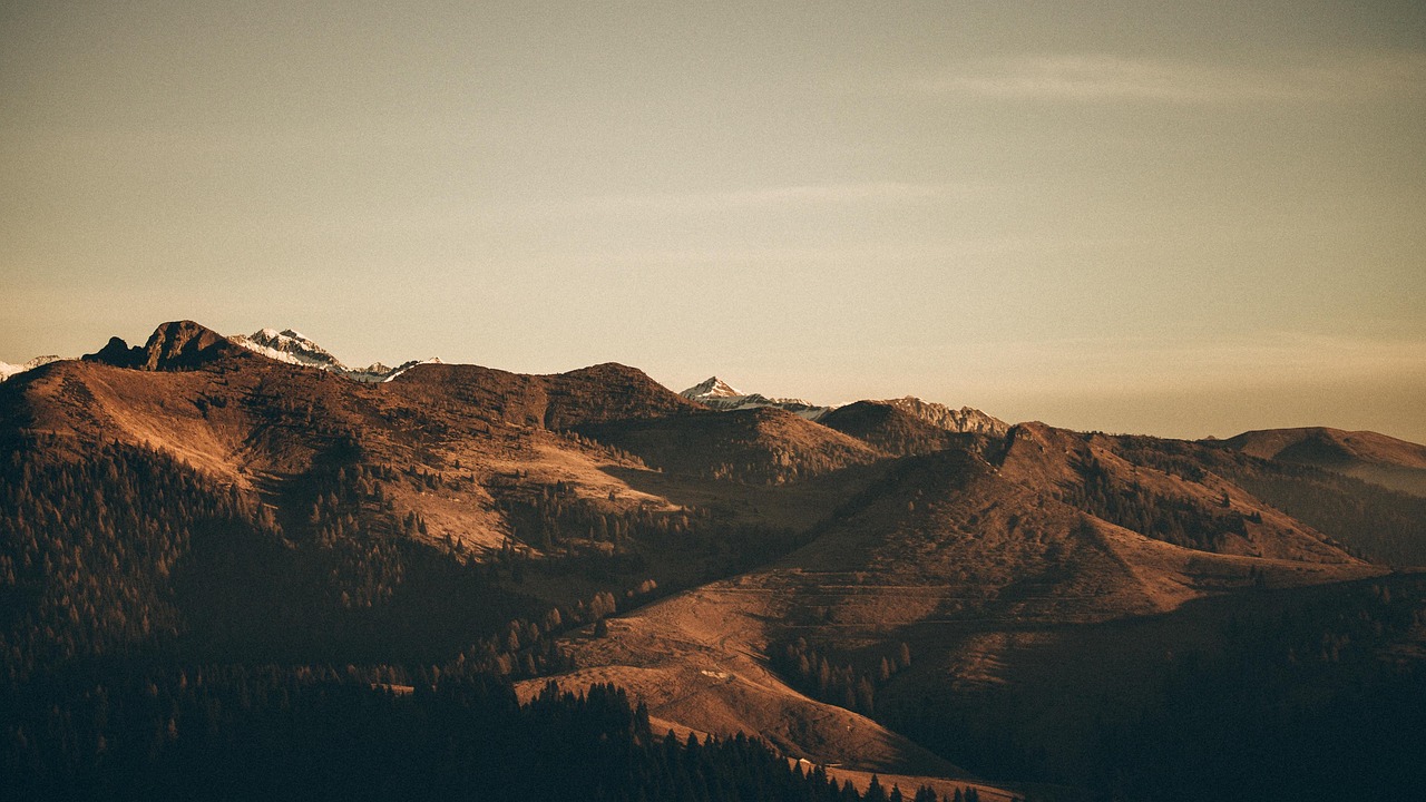 panoramic, sunset, landscape, nature, to travel, mountain, trip, panorama, holidays, hiking, hills
