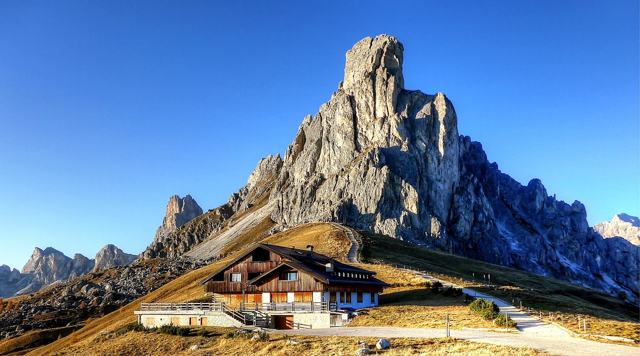 ra gusela, passo giau, dolomites, italy, mountain group, mountains, outlook, viewpoint, distant view, foresight, mountain, nature, landscape, heaven, panorama, hike, fall, summit, mood