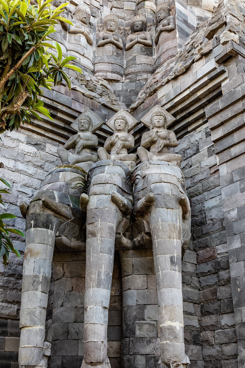 tempel, sten, arkitektur, kultur, turism, religiösa, buddhismen, gamla
