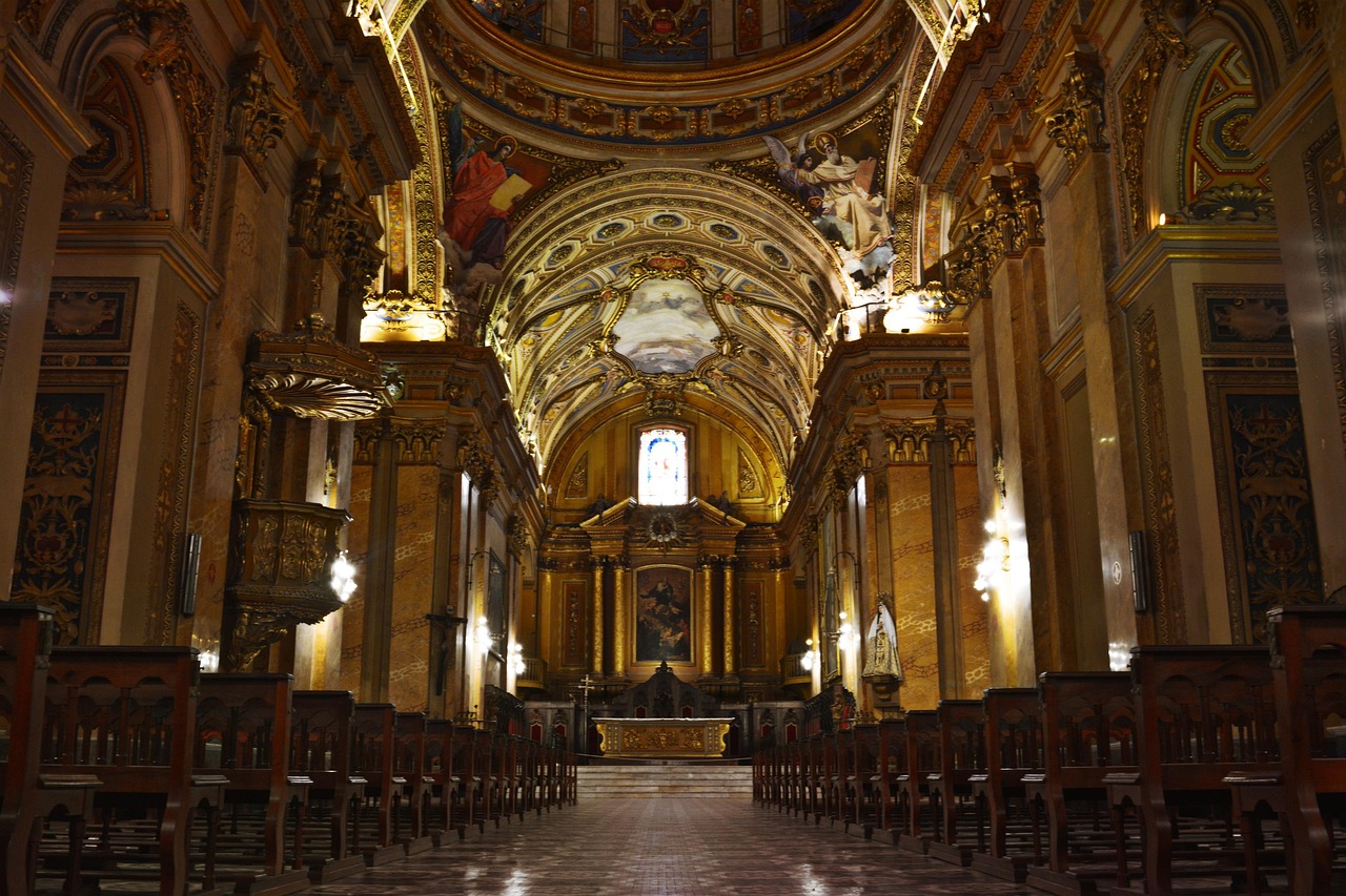 katedral, cordoba, gammal, urban, monument, religiösa, tempel, argentina, stad, kyrka, religion, arkitektur
