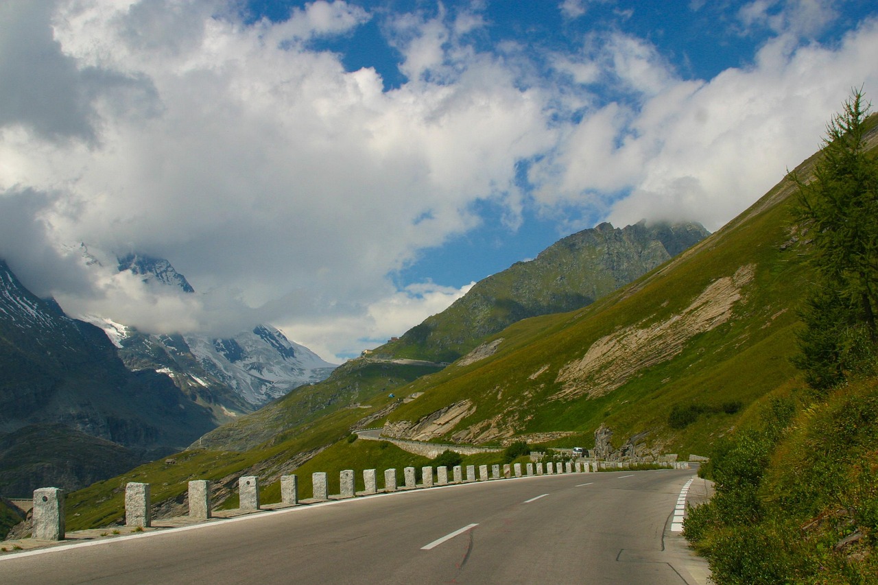 berge, großglockner, bergstrasse, natur, österreich