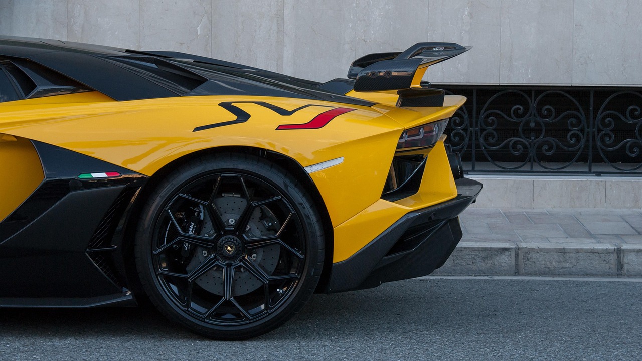 lamborghini, aventador, svj, v12, supersportwagen, gelb, monaco, leistung, luxus, heck, profil, felgen, spoiler, lamborghini, lamborghini, lamborghini, lamborghini, lamborghini, aventador, spoiler