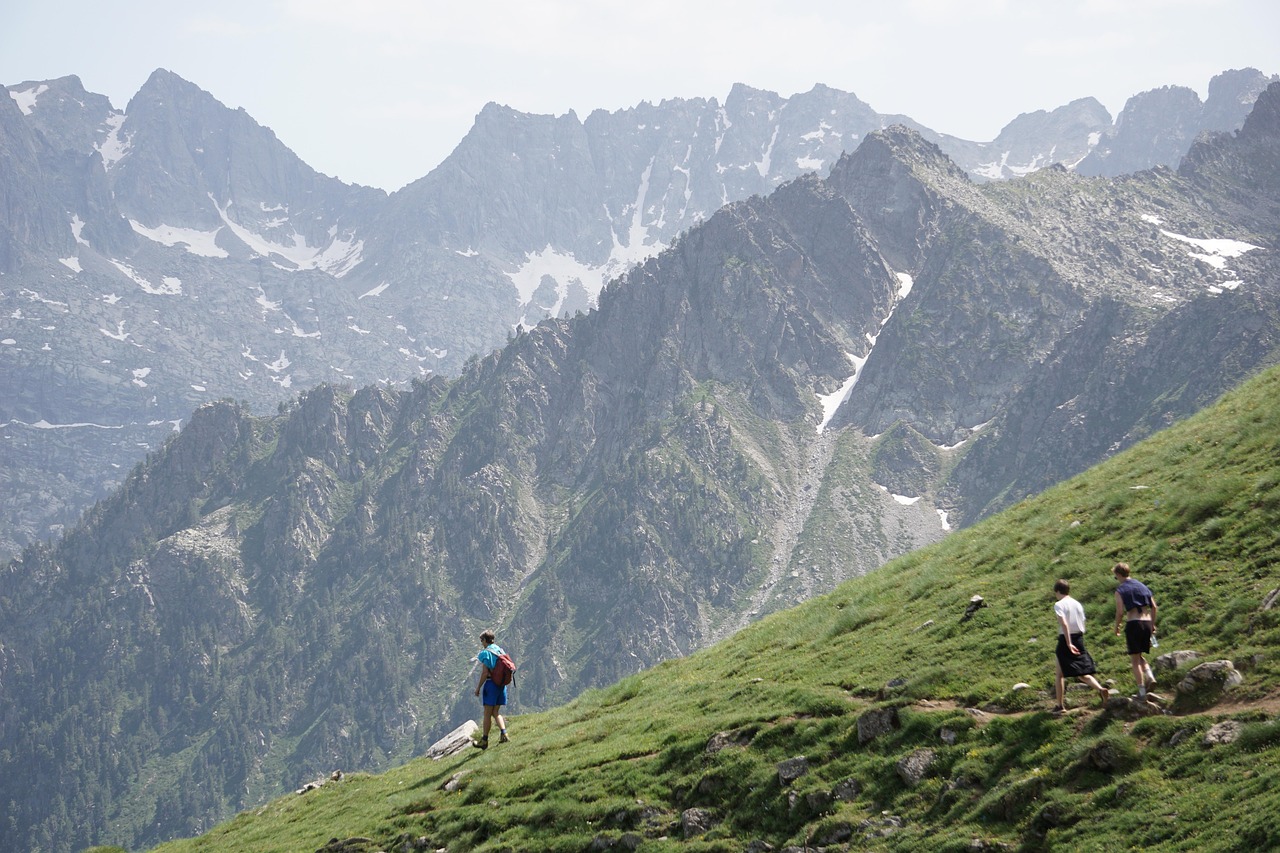 spain, mountain, landscape, rock formations, nature, the pyrenees, baqueira, tour, mountain trip, walking