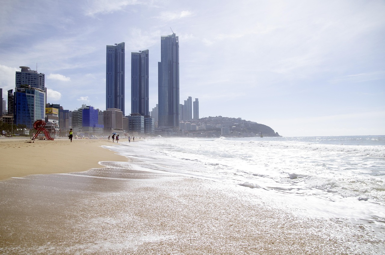 paragon, oceán, leeds, príroda, kórejská republika, piesok, korea, pláže, busan, výhľad na oceán, cestovanie