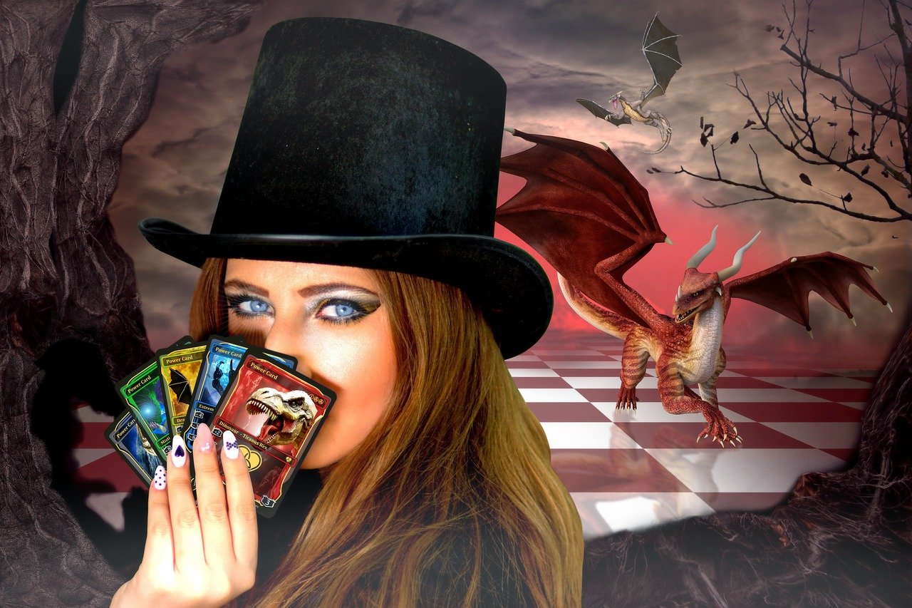 woman, hat, fantasy, creatures, monsters beasts, dragon, mythology, beauty, mystery gothic, look, blue eyes, card gamer, mystic, magical world, surrealism, magic, nail, card game, magic cards, pictures, surreal landscape, girl topper, make-up, clouds of dream, wicca, dragon, wicca, wicca, wicca, wicca, wicca