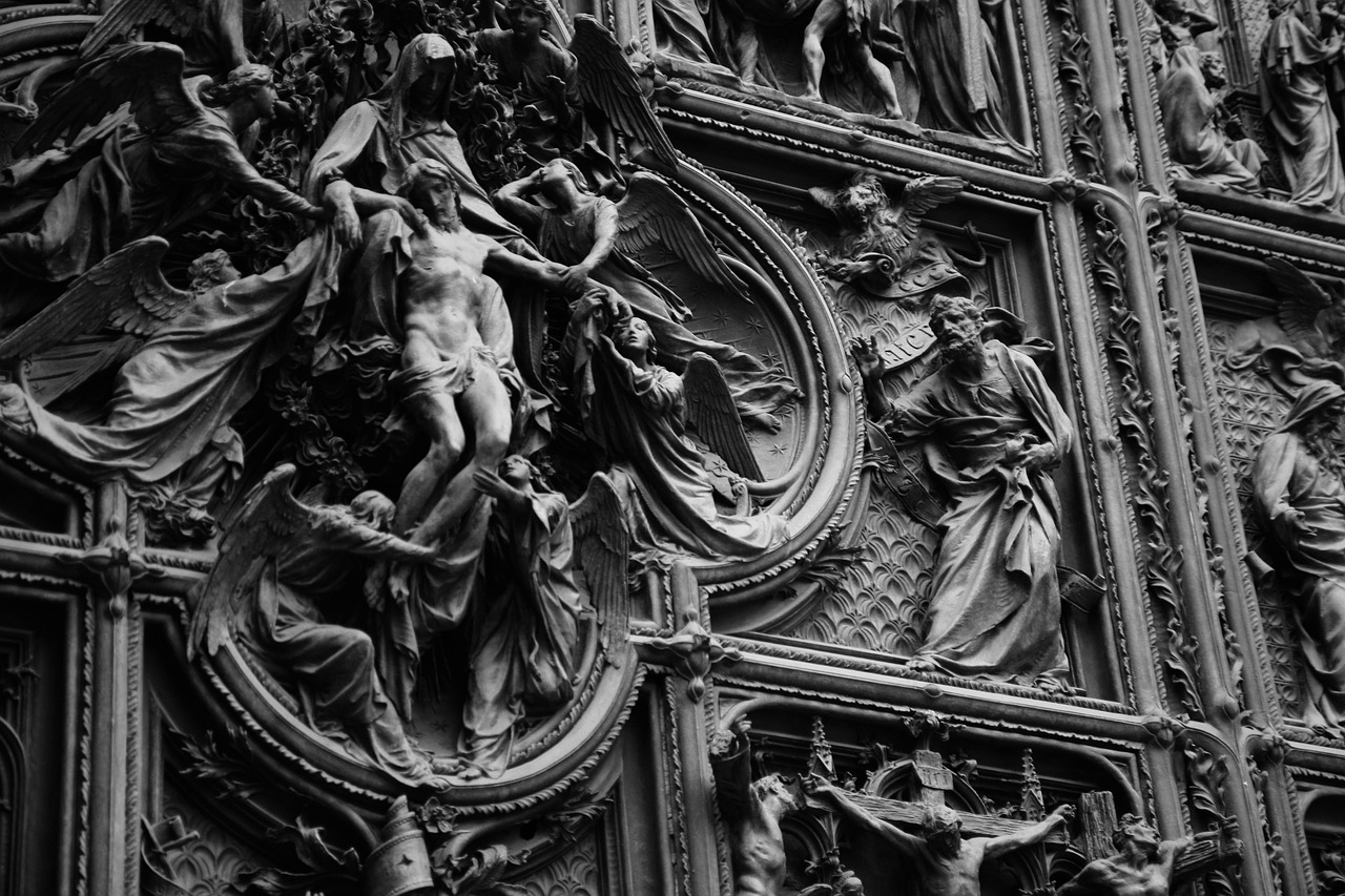 duomo di milano, milano, italia, itálie, město, cestovní ruch, historie, evropa, architektura, cestovat, historické, cestování, budova, památník, milán, náboženství, turistická destinace, duomo, slavný, gothic, evropy, volno