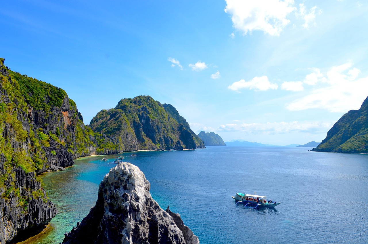 szigeti ugrálás, trópusok, fülöp -szigetek, természet, palawan, strand, tropikus