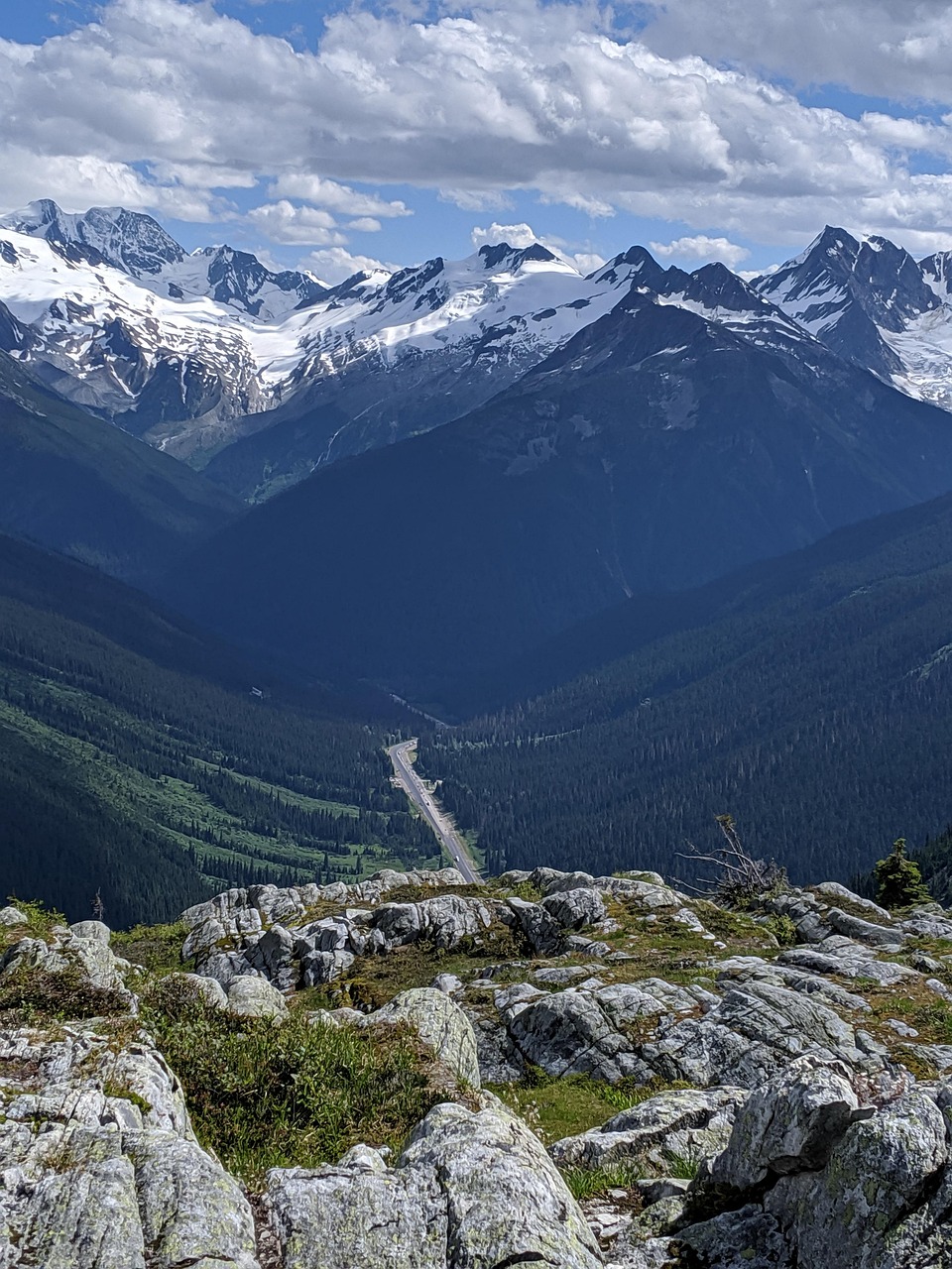 parc national des glaciers, transcanadienne, ermite trail, rochers, montagnes, parc national, nature, autoroute