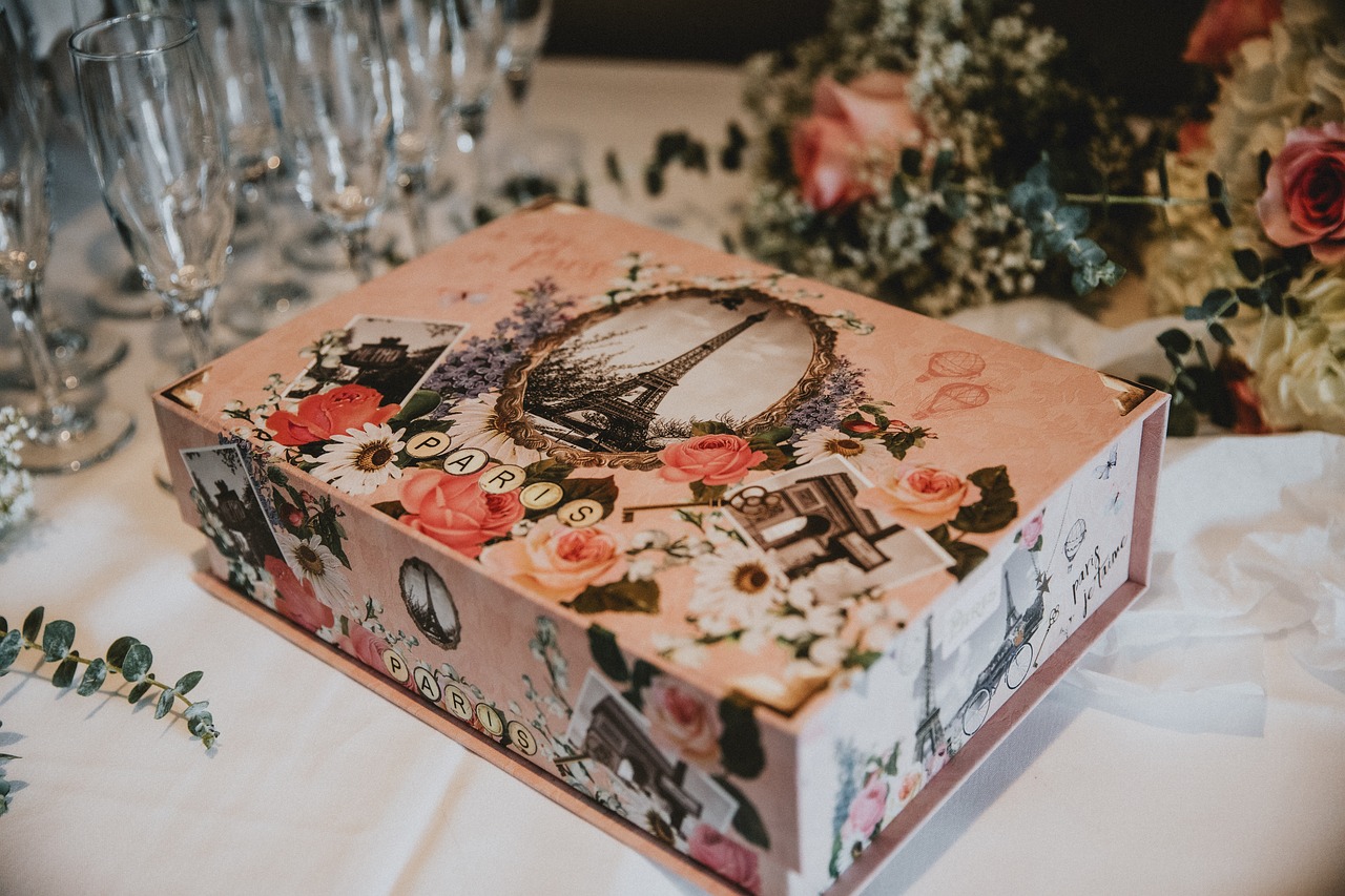 weddings, box, gift, brown wedding, brown gift, brown box