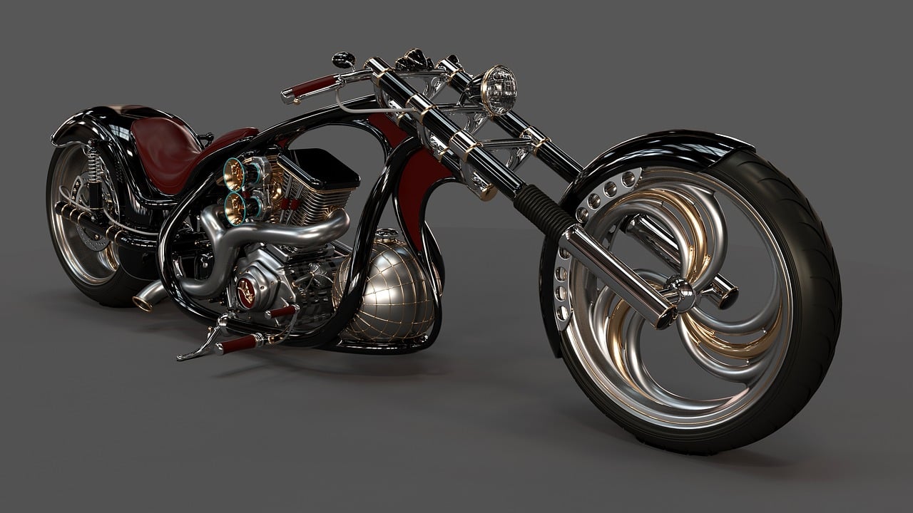 motorcycle, bike, motorbike, vehicle, ride, gray bike