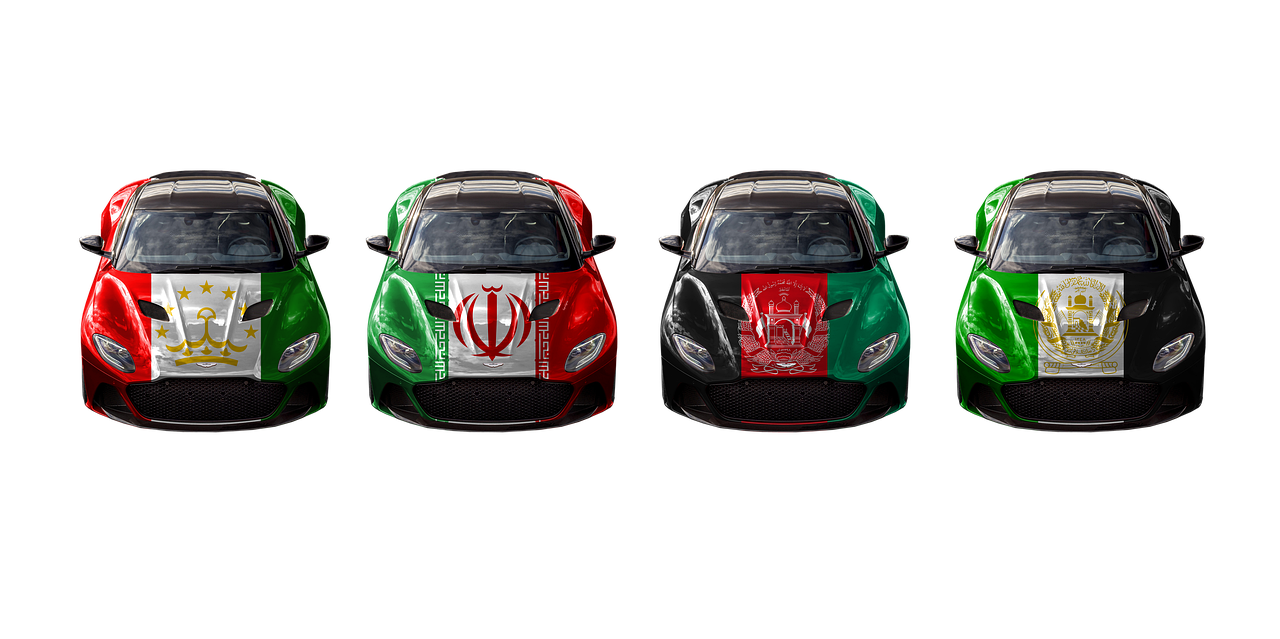 aston martin, iran, tajikistan, afghanistan, 3d