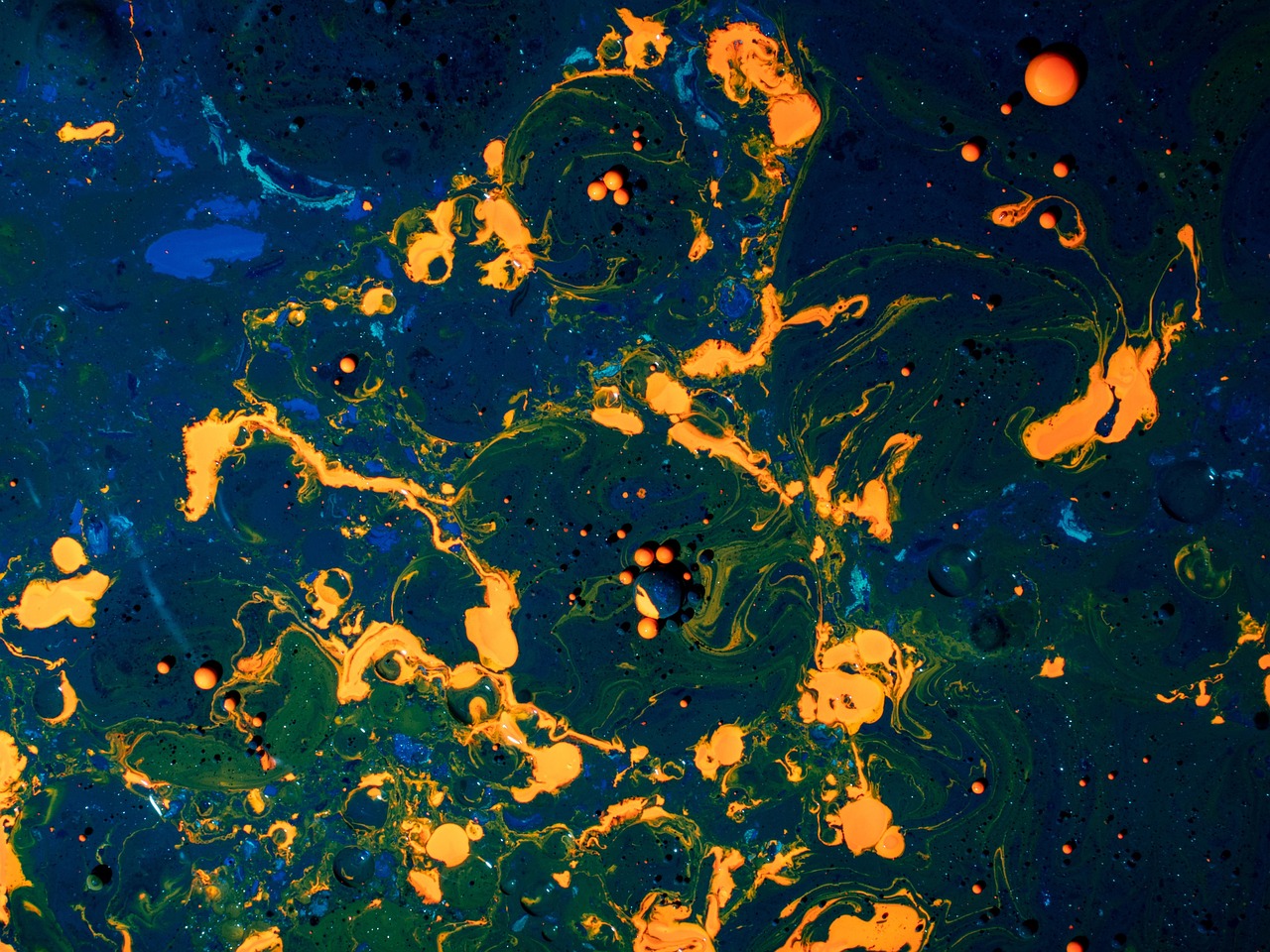 colorato, colori, olio, superficie, sostanza, acrilico, creativo, colore, struttura, disegno, liquido, macro, dettagli, organico, acquerello, arte, artistico, blu, dipinto, vernice blu, blu acquerello, creativo blu