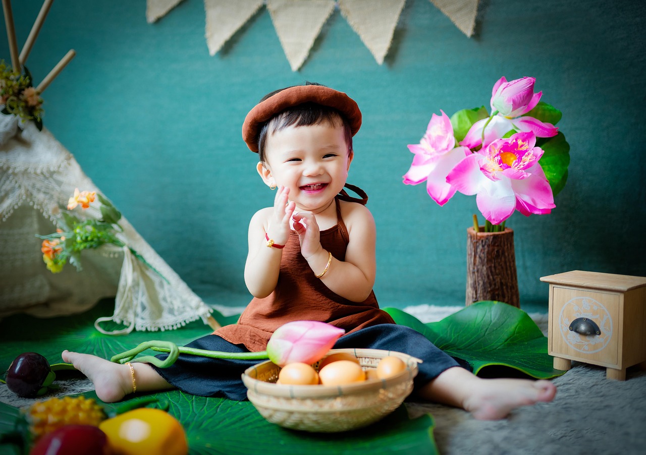 neugeborene, kinder, baby, studio, schwanger, engel, babys, süß, schlafen, lotus, vietnam, traditionelle