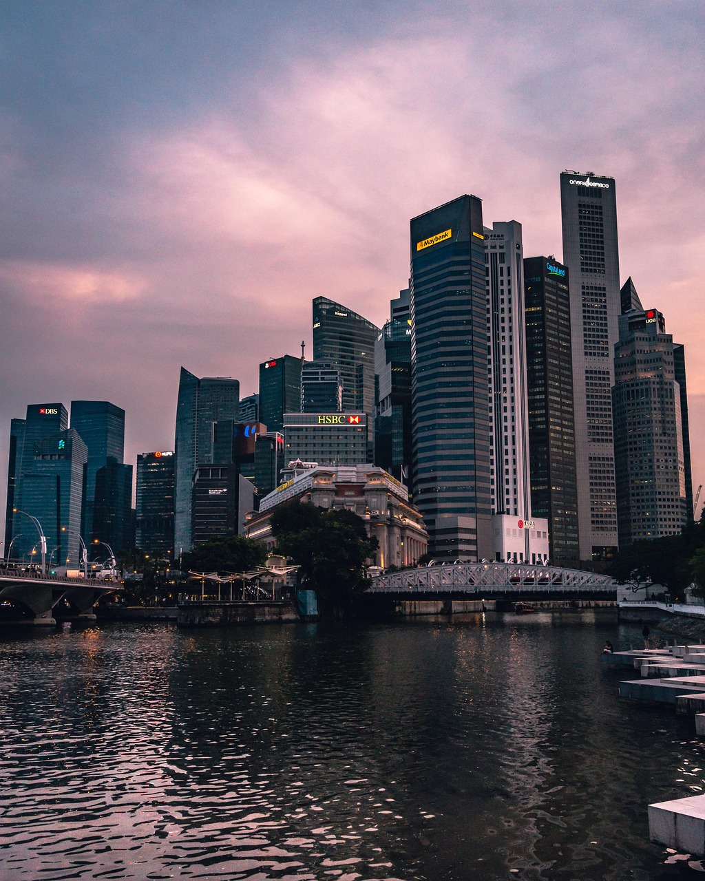 bankenviertel, singapur, natur, stadt, stadtbild, skyline der stadt, geschäft, draußen, unternehmen, kommerziell, himmel, sonnenuntergang, dämmerung, gebäude, urban, bank, wasser, reflexion, büro, büros, singapur-skyline, marina bay, marina skyline, tourismus, reisen