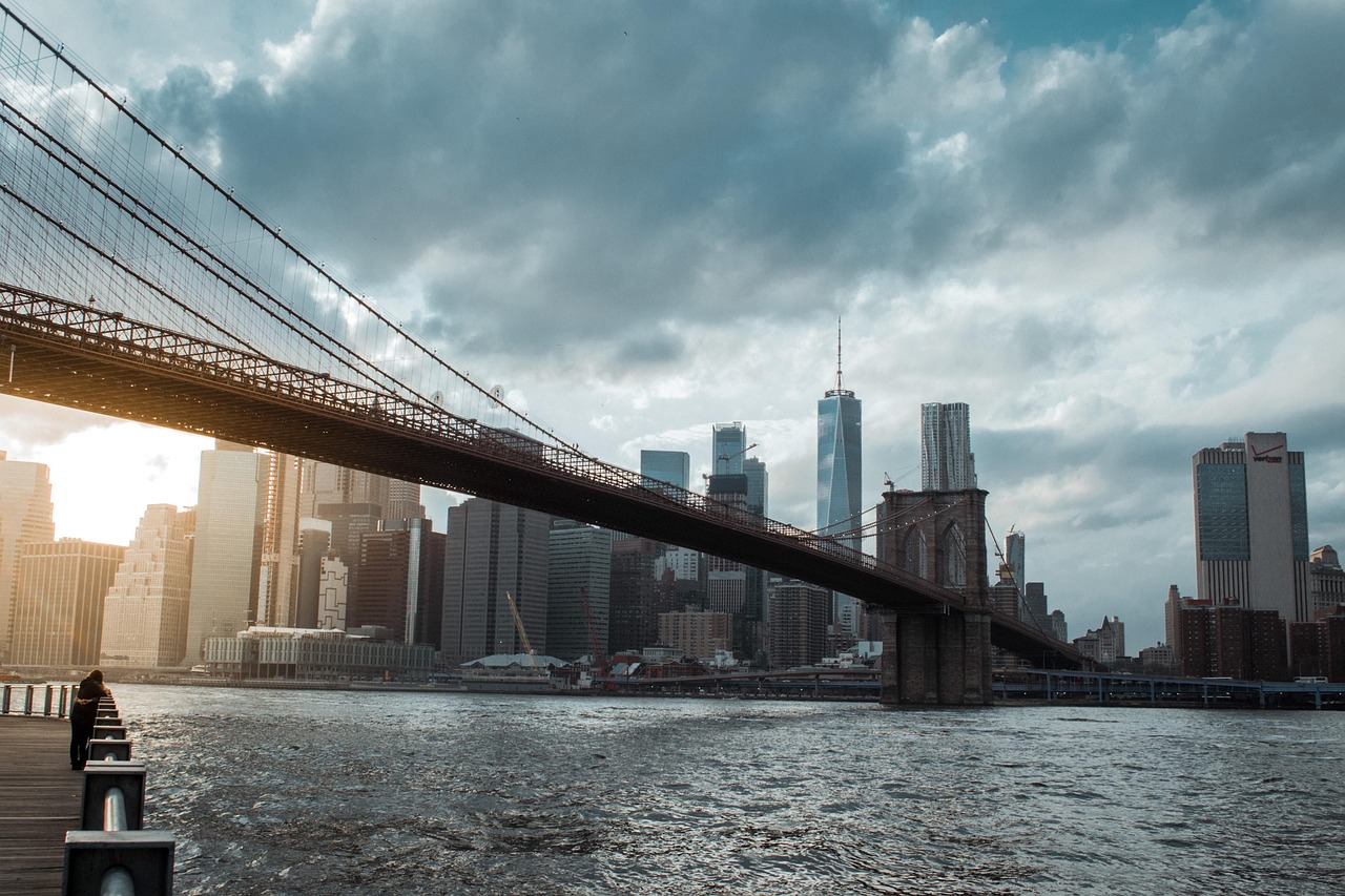 brooklyn bridge, orizont, new york, nyc, orizontul new york, oraș, statele unite ale americii, manhattan, brooklyn, brooklyn bridge skyline, apus de soare, new york, apus de soare, brooklyn bridge apus de soare, america, arhitectura, clădire, natura, zgârie-nori, clădiri, peisaj urban, centrul orasului, urban, metropolă, ny, turnuri, voiaj