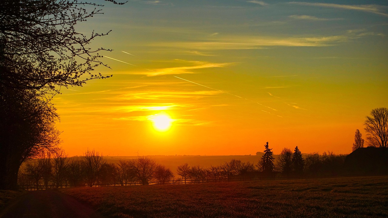 sonnenaufgang, natur, morgens, früh, sonne, morgensonne, landschaft, morgenhimmel