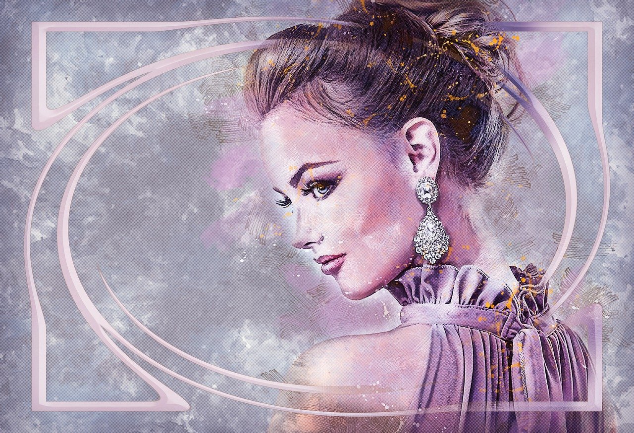 frau, mädchen, weiblich, modell, schöne, mensch, person, porträt, gesicht, digitale manipulation, fotokunst