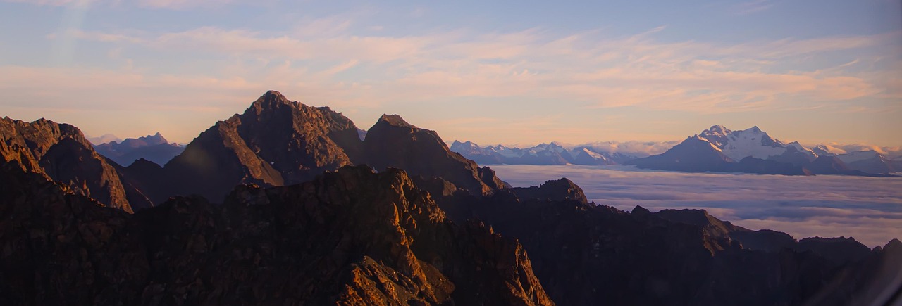 natur, berge, gipfel, klippen, landschaft, gebirge, otago, neuseeland