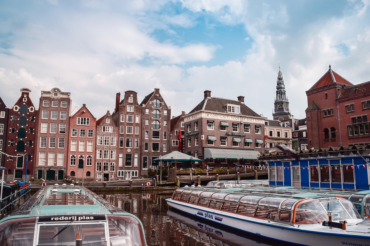 amsterdam, netherlands, canal, boats, port, city, buildings, holland, waterway, channel, urban, tourism, europe, amsterdam, amsterdam, amsterdam, amsterdam, amsterdam, netherlands, netherlands
