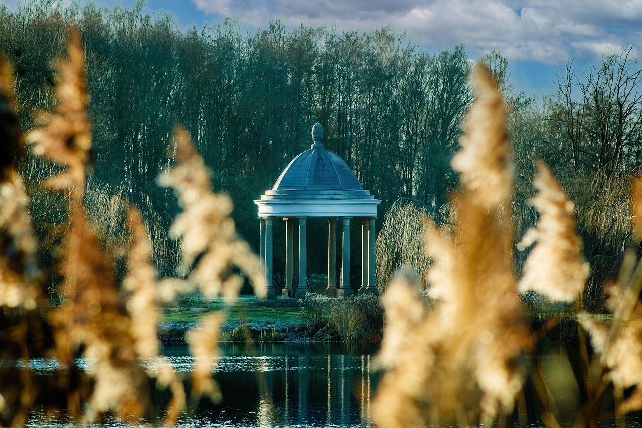natur, landschaft, wasser, herbst, braunschweig, niedersachsen, architektur, gebäude, grün, himmel, wolken