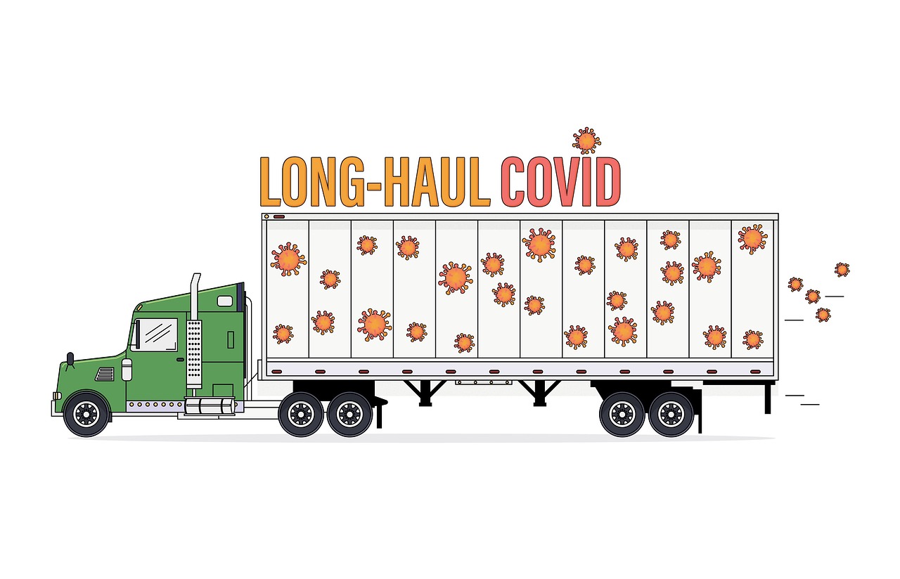 long haul covid, covid-19, pandemic, coronavirus, truck, long term, disease, covid, long term, long term, long term, long term, long term