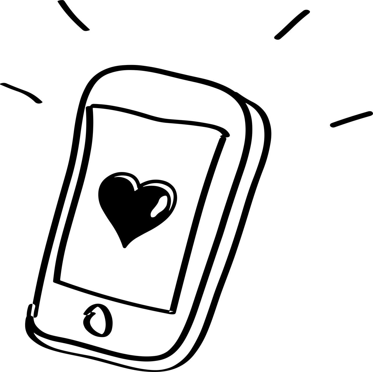 smartphone, mobile phone, incoming call, sms, message, letter, chat, bell, love, attitude, communication, transparent background, element, relationship, the logo
