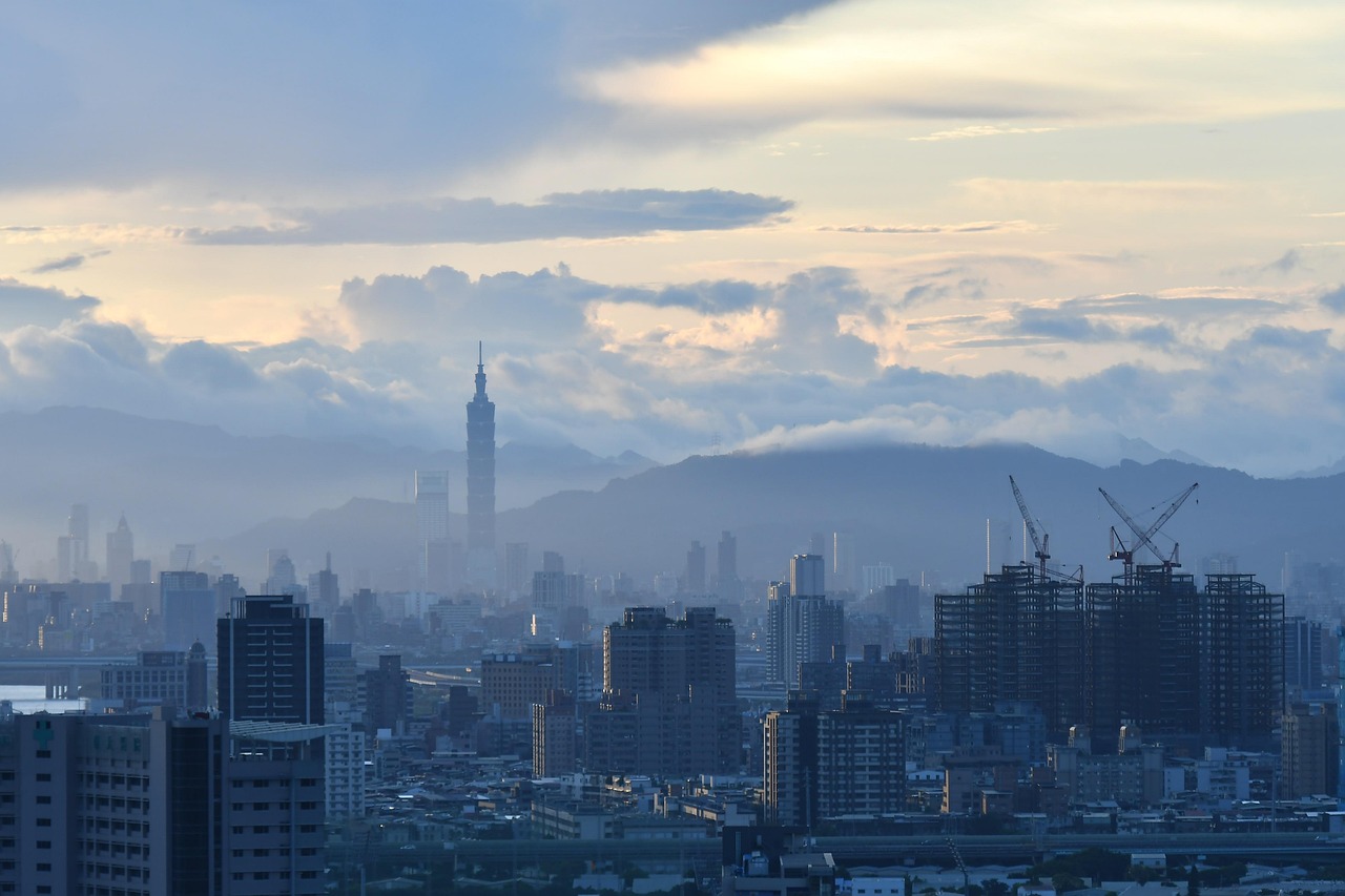 oraș, voiaj, turism, clădiri, arhitectura, urban, taipei, taiwan, zgârie-nori, peisaj