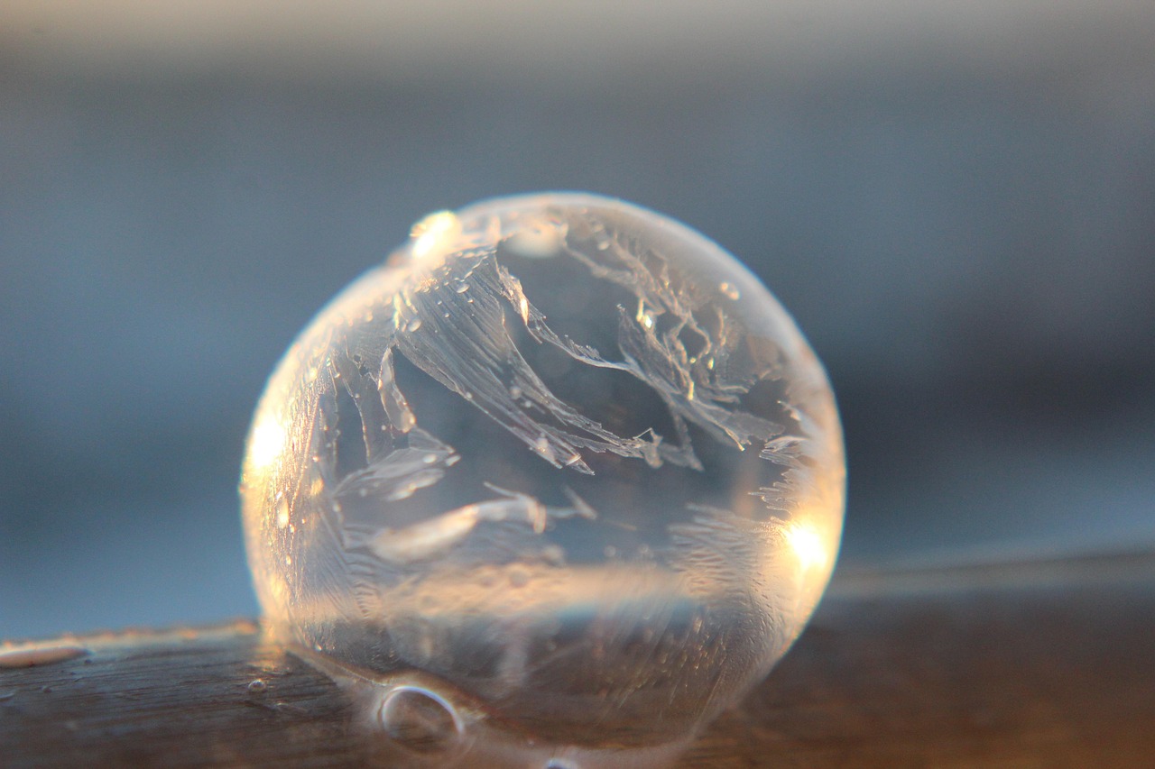 winter, ice, bubble, frost, frozen, cold, texture, pattern