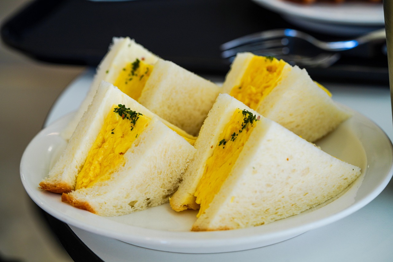 sandwich, uovo, cibo, pane, pranzo, brunch, piatto, pasto, cucina, delizioso, gustoso