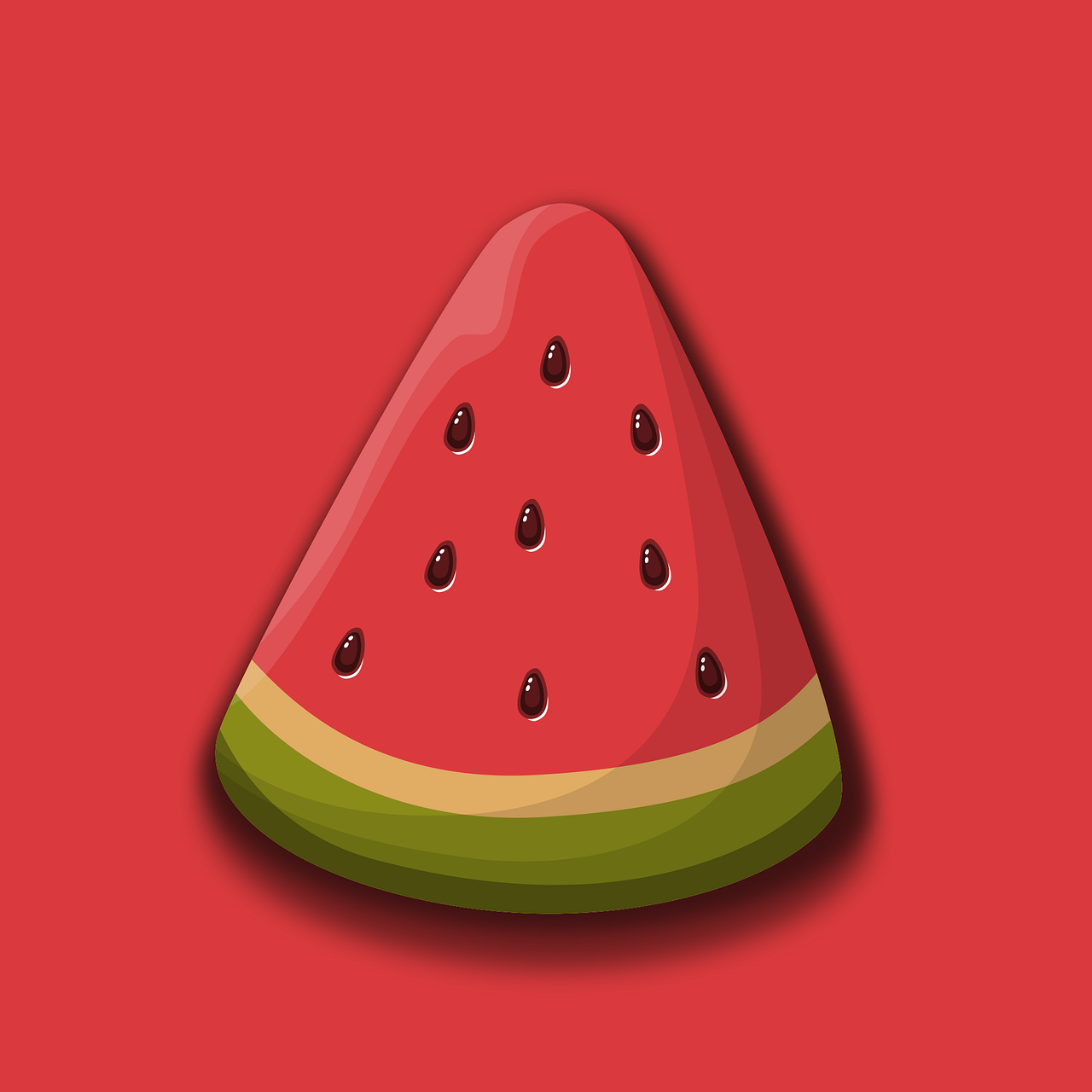 wassermelone, scheibe, obst, frisch, lebensmittel, wohnung, einfach, obst, obst, obst, obst, obst