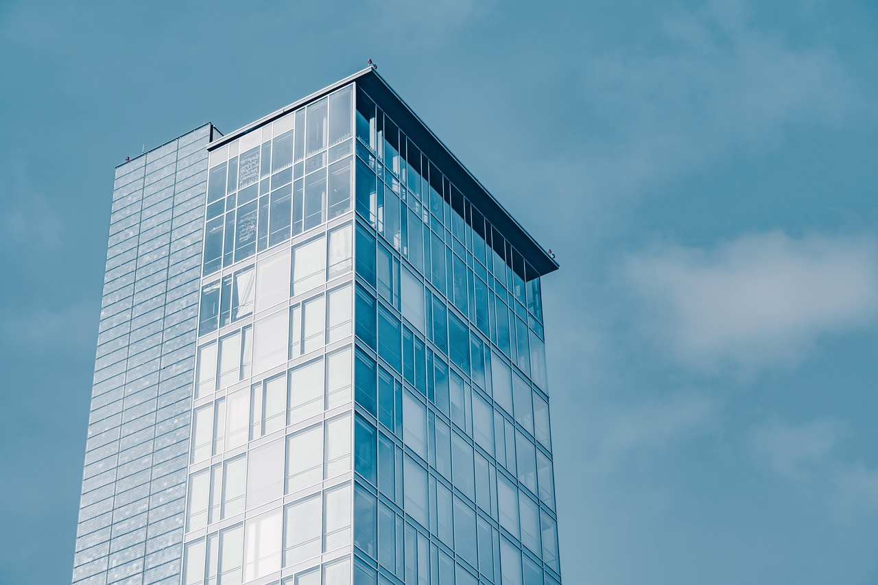 building, skyscraper, architecture, nature, sky, modern, stained glass window, facade, modern architecture, city, urban, perspective, freiburg