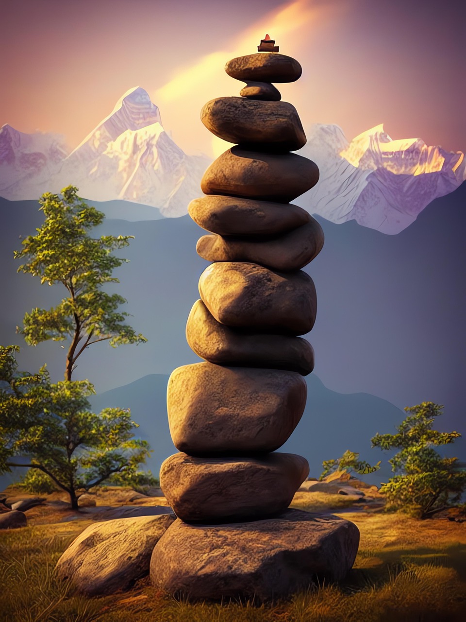 generated, cairn, stone cairn, rock cairn, rocks, volcanic stones, monumental sculpture, sculpture, nepal, everest, himalayas, tibet, nepal, everest, everest, everest, everest, everest, tibet