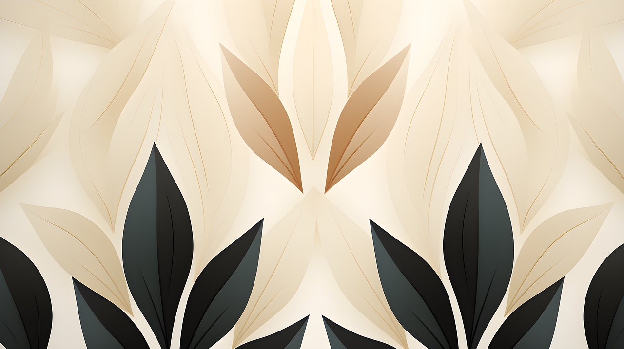 ai generado, naturaleza, minimalista, sale de, arte, diseño, resumen, clásico, elegancia, decoración, simple, creativo, modelo, fondo de pantalla, moderno, antecedentes