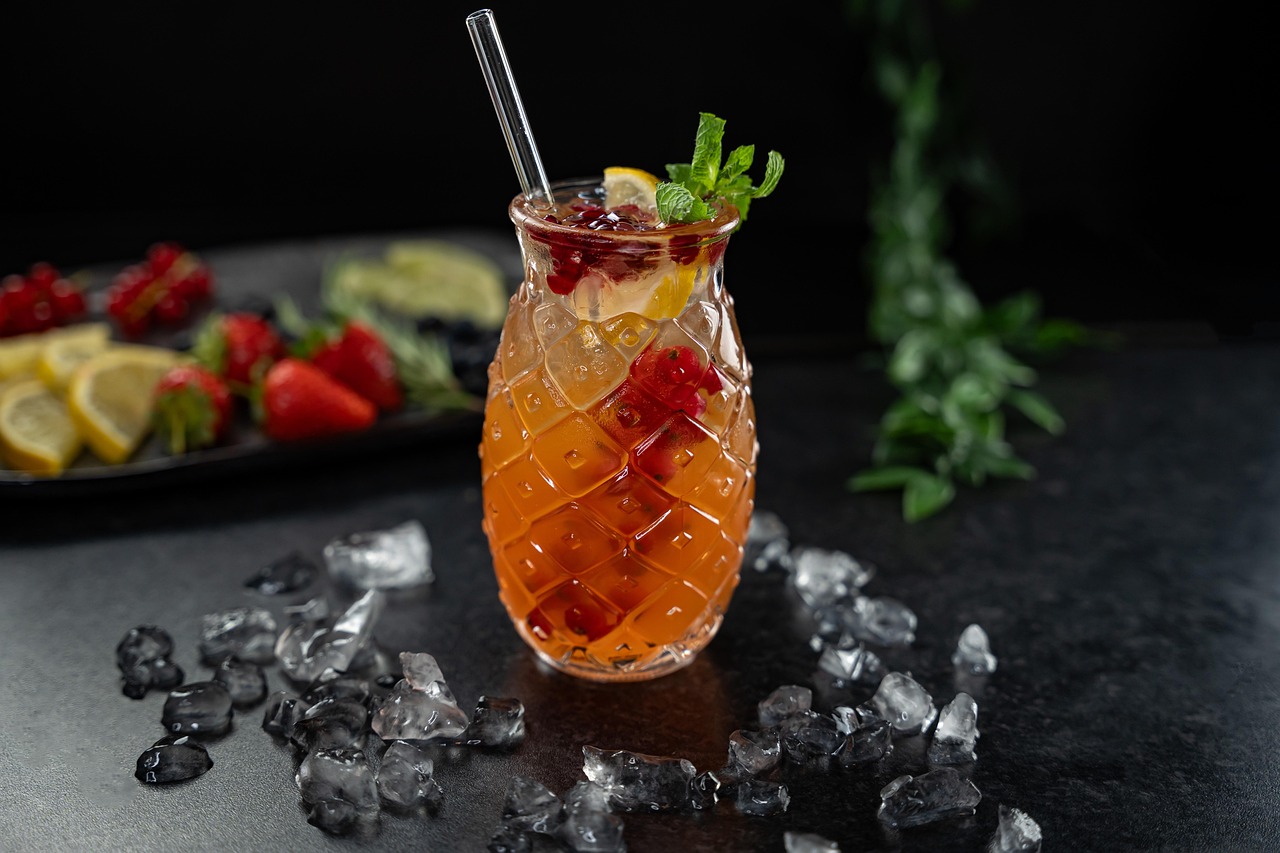 ai generiert, trinken, eistee, natur, erfrischung, sommer, getränk, saft