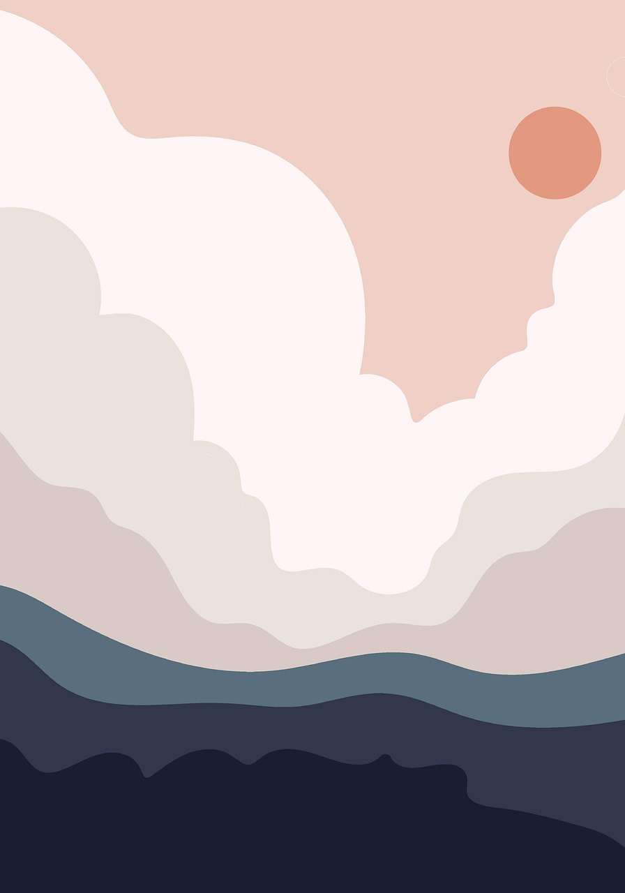 mountains, sun, moon, boho, bohemian, landscape, background, nature, nature, nature, nature, nature, nature