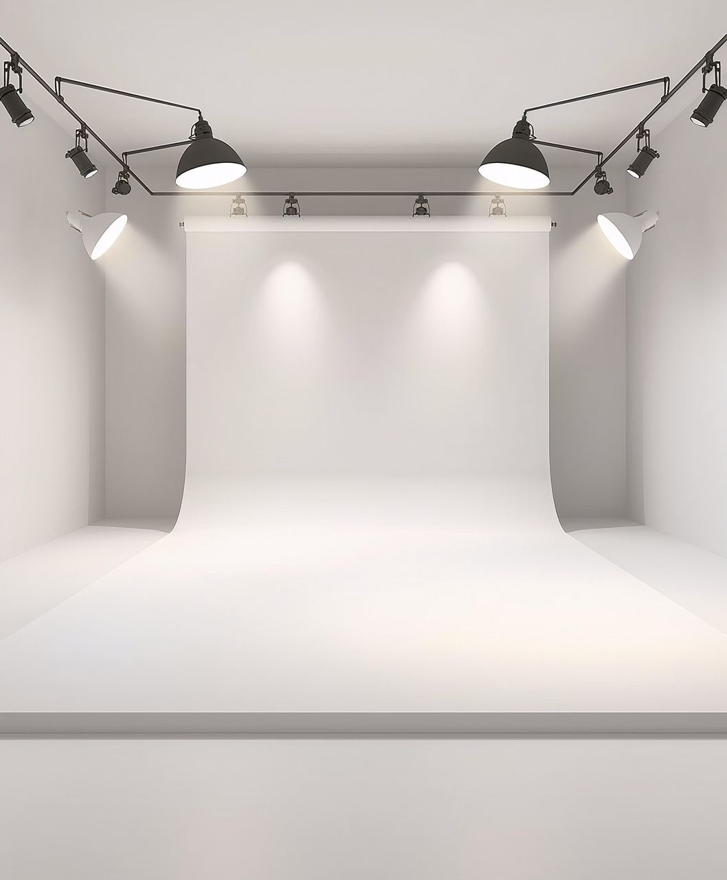 fotografie de studio, fundal alb, podea albă, curat, minimalist, profesional, luminos, aerisite, modern, elegant, versatil, neutru, simplu, clasic, sofisticat, ai generat