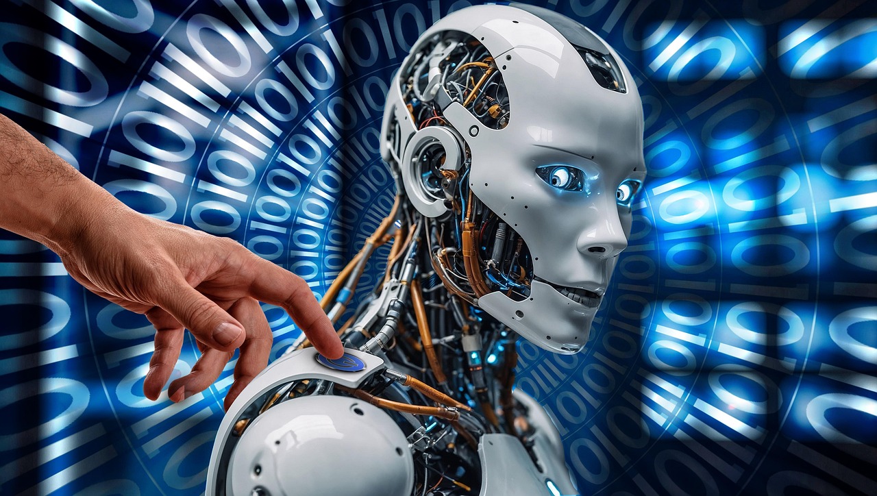 ai generated, science fiction, robot, self-determination, gaze, defense, critical, malicious, programming, remote control, android, wallpaper, cyborg, robotics, artificial intelligence, future