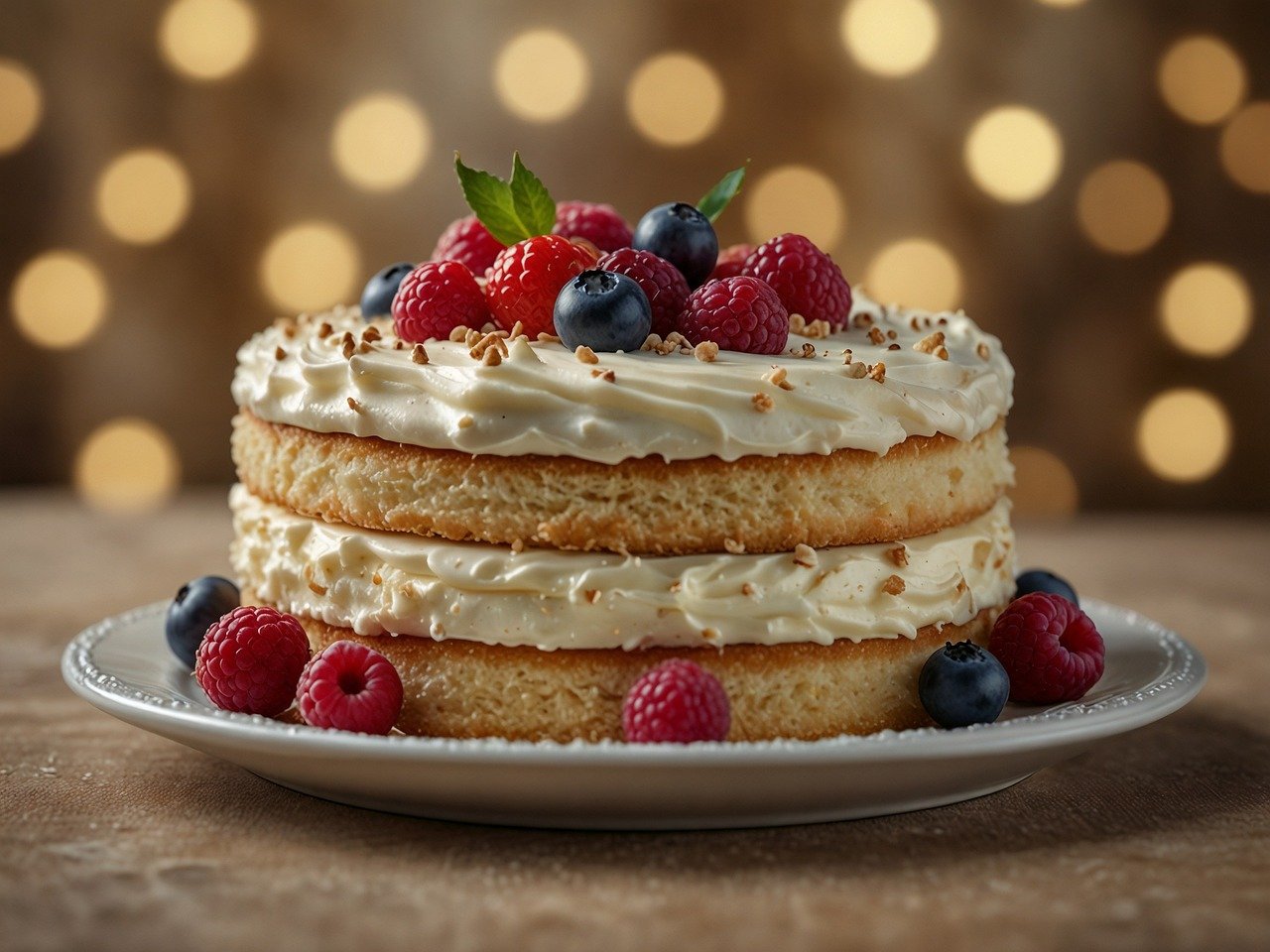 ai gegenereerd, taart, toetje, eten, snoepgoed, gebakje, bakkerij, fruit, heerlijk, room, bessen, frambozen, suiker, bakken, banketbakkerij, recept, bosbessen, moerbei