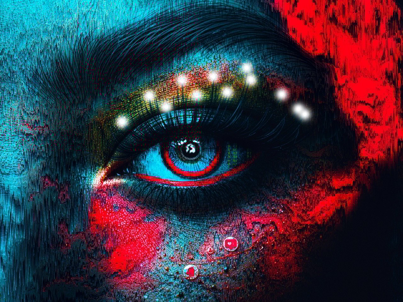 portrét, nadreálný, komunikace, internet, digitální, multimédia, závislost, jako, instagram, ikona, logo, makeup, minimalistický, abstraktní, pozadí, vzorek, textura, moderní, barva, logo instagramu, pixel, hluk, kyberprostor, futuristické, tapeta na zeď, návrh