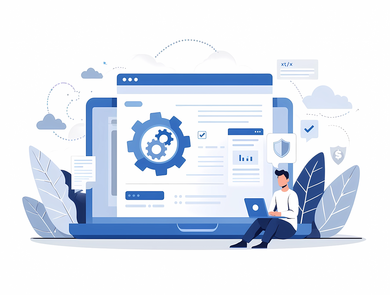 ai generované, webová stránka, design, digitální, grafický, umění, tvůrčí, moderní, čistý, minimální, web, design bytu, uživatelské rozhraní, ikony, vizuální, pozadí, rozložení, technika, profesionální, obsah, reagující