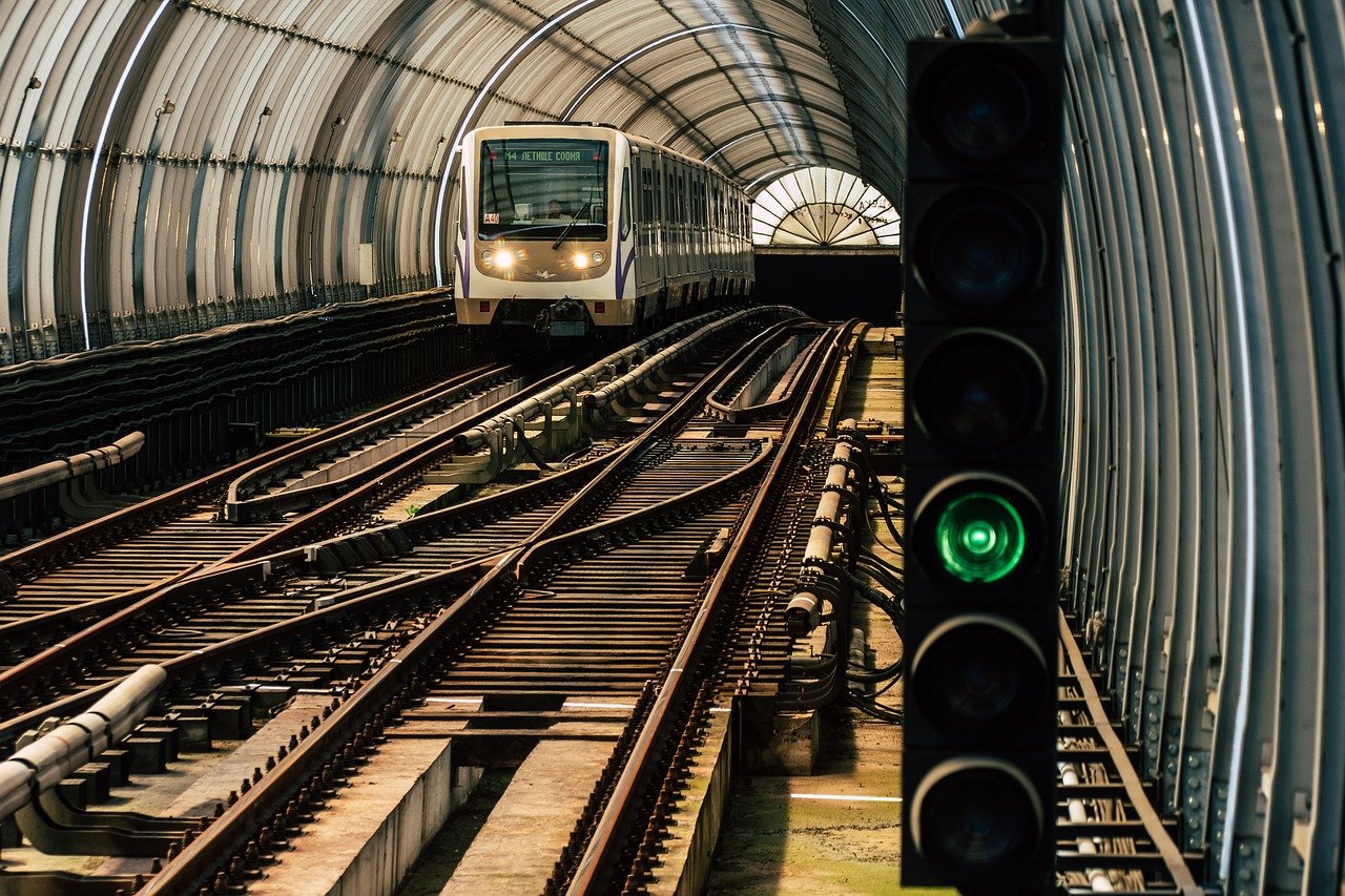 subway, station, train, metro, transport, architecture, tunnel