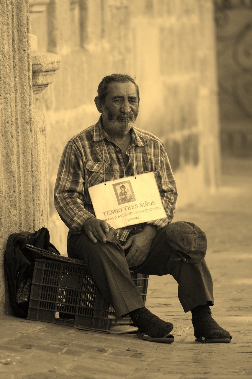active, andalusia, beggar, begging, feelings, human, male, man, masculine, people, places, poverty, seville, spain, street, urban, work and leisure