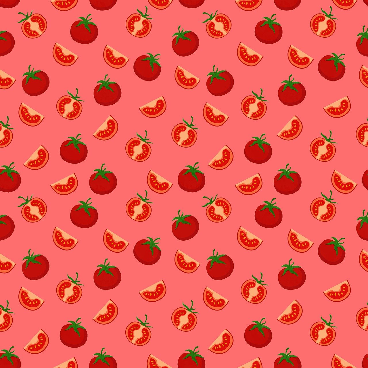 tomatoes, food, vegetables, healthy, fresh, nature, red, harvest, nutrition, ripe, garden, vegetarian, produce, pattern, seamless, texture, template, background, scrapbooking