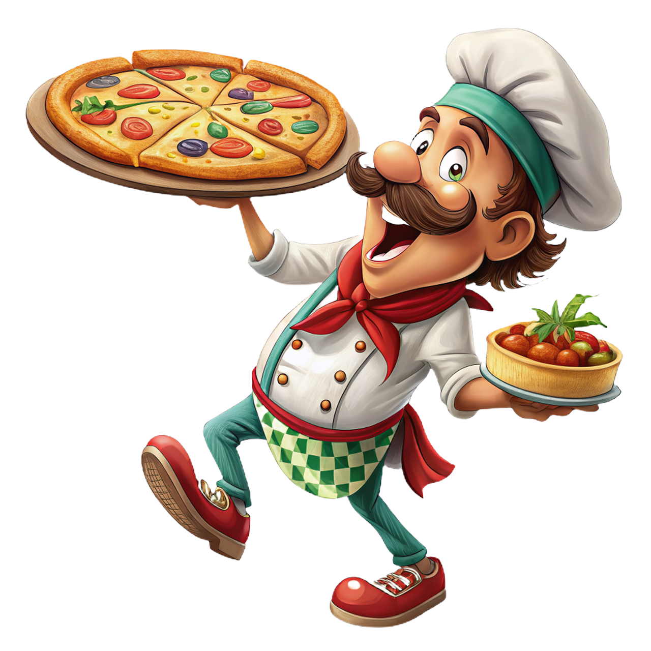ai generated, pizza, italian, dough, delicious, italy, food, tomatoes, nutrition