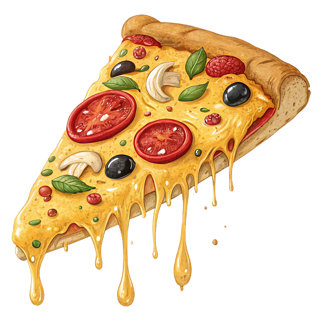 ai generated, pizza, food, italian, dinner, cheese, snack, delicious, nutrition, vegetables