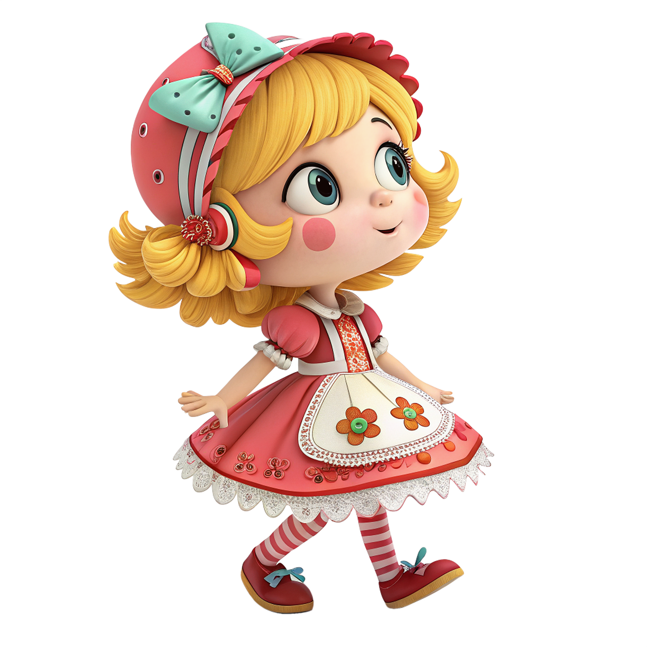 ai generated, doll, toy, girl, baby, childhood, cute, delightful, puppet