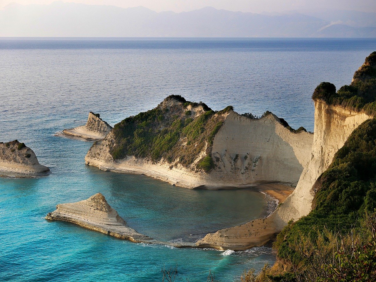 sea, nature, summer, landscape, ocean, the water, side