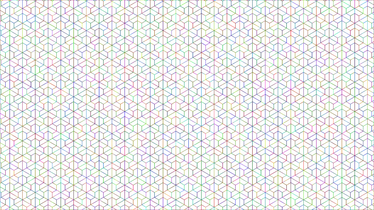 pattern, background, wallpaper, abstract, geometric, decorative, decoration, line art, ornamental, colorful, prismatic, chromatic, rainbow, psychedelic