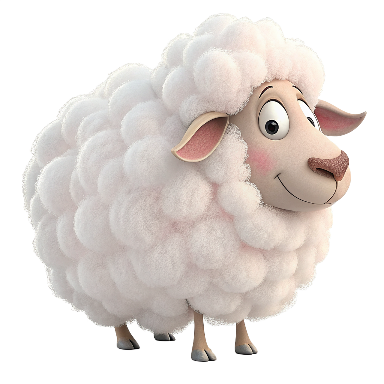 ai generated, lamb, nature, sheep, animal, young, farm, cute